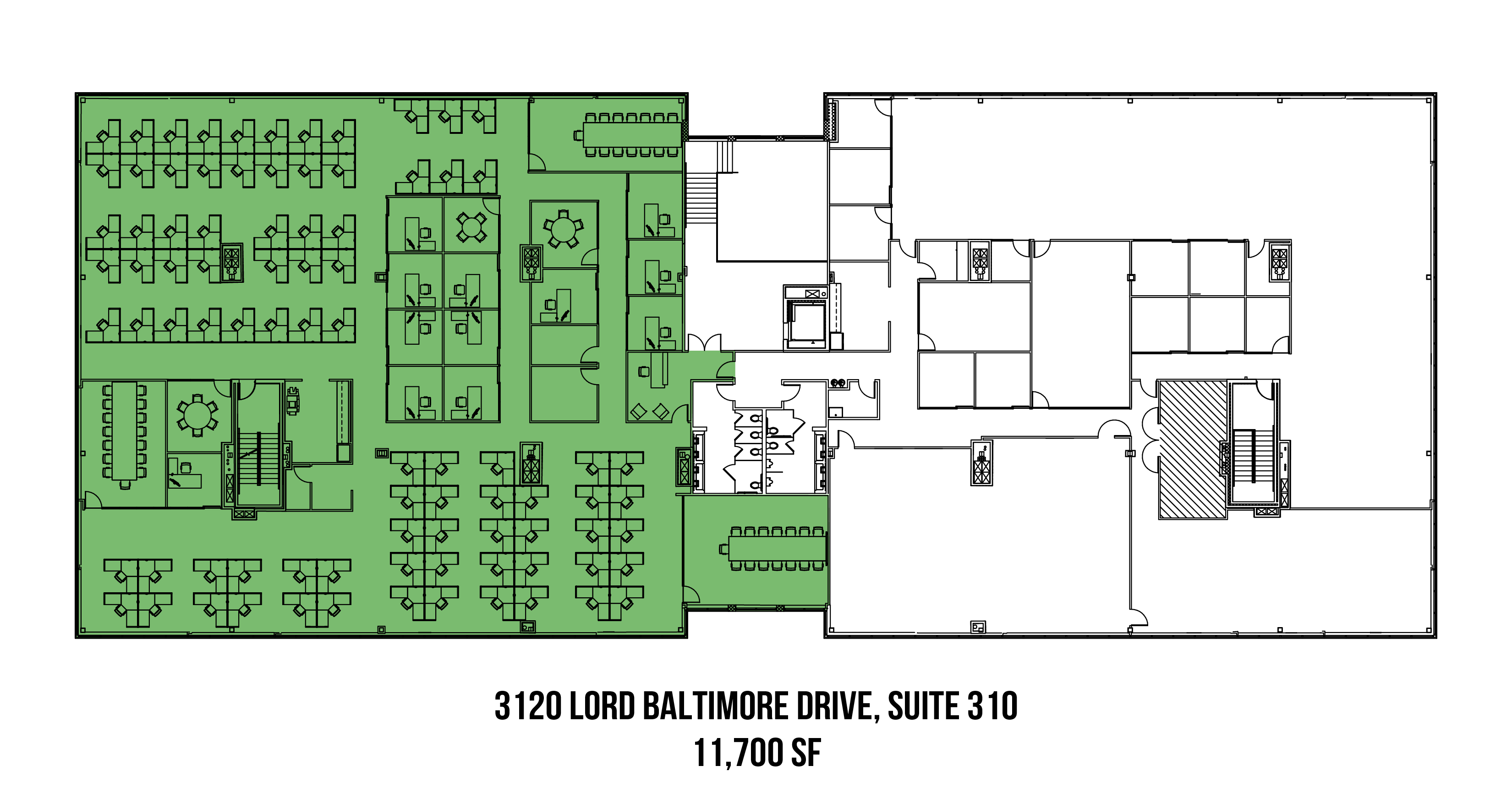 Executive Park West - 3120 Lord Baltimore Drive -Suite 310, 11,700 SF