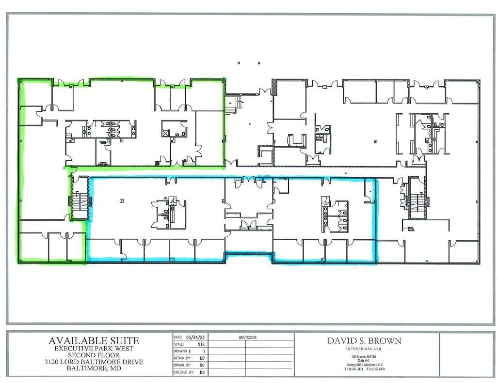 Executive Park West Available Office Space at 3120 Lord Baltimore Drive Suites 205