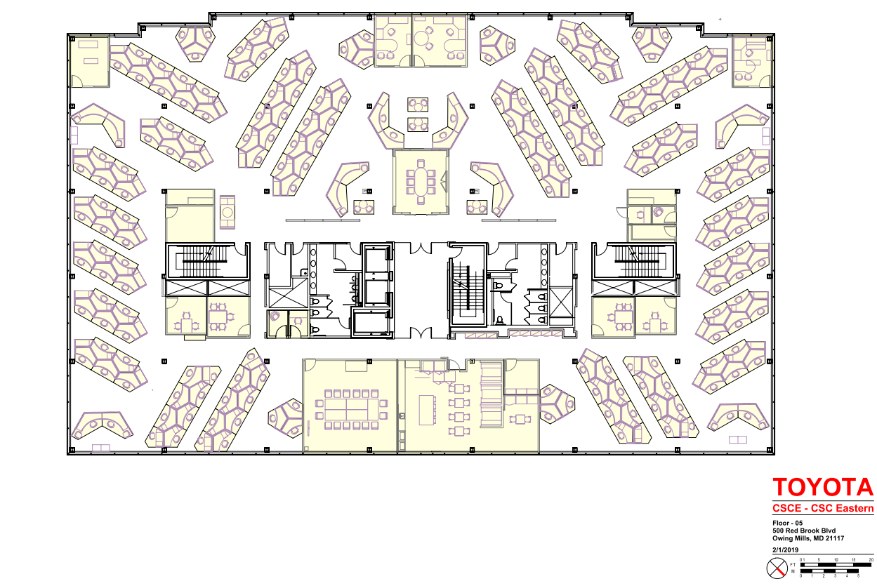 Red Brook Corporate Center, 500 Red Brook Blvd. Available Corporate Headquarters Floorplan Owings Mills MD 21117