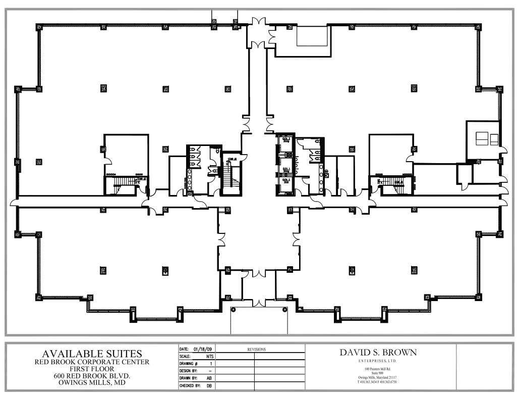 Red Brook Corporate Center, 600 Red Brook Available Suite First Floor Owings Mills MD 21117