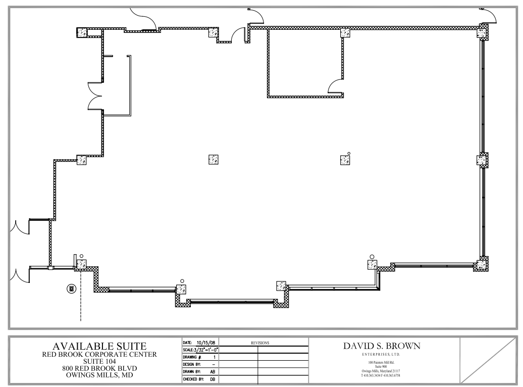 Red Brook Corporate Center, 800 Red Brook Available Suite 104 Owings Mills MD 21117