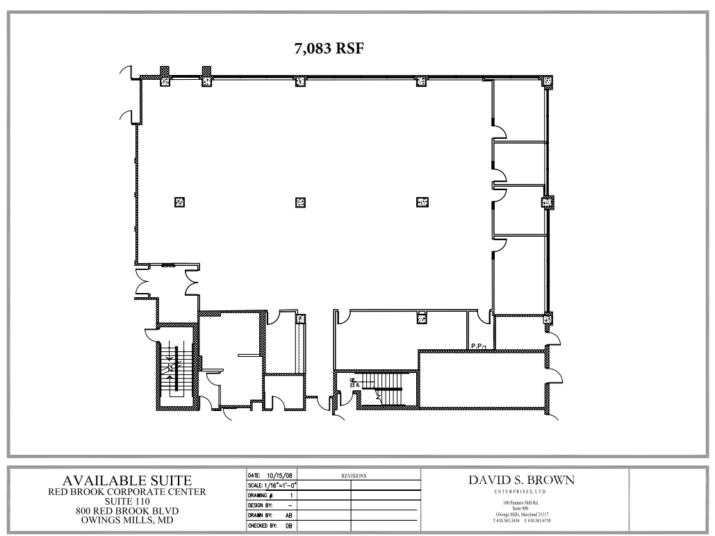 Red Brook Corporate Center, 800 Red Brook Available Suite 110 Owings Mills MD 21117