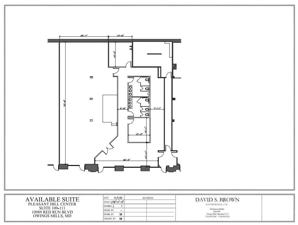 Red Run Centre Available Space For Lease Office or Retail at 10989 Red Run Blvd Suites 109-111