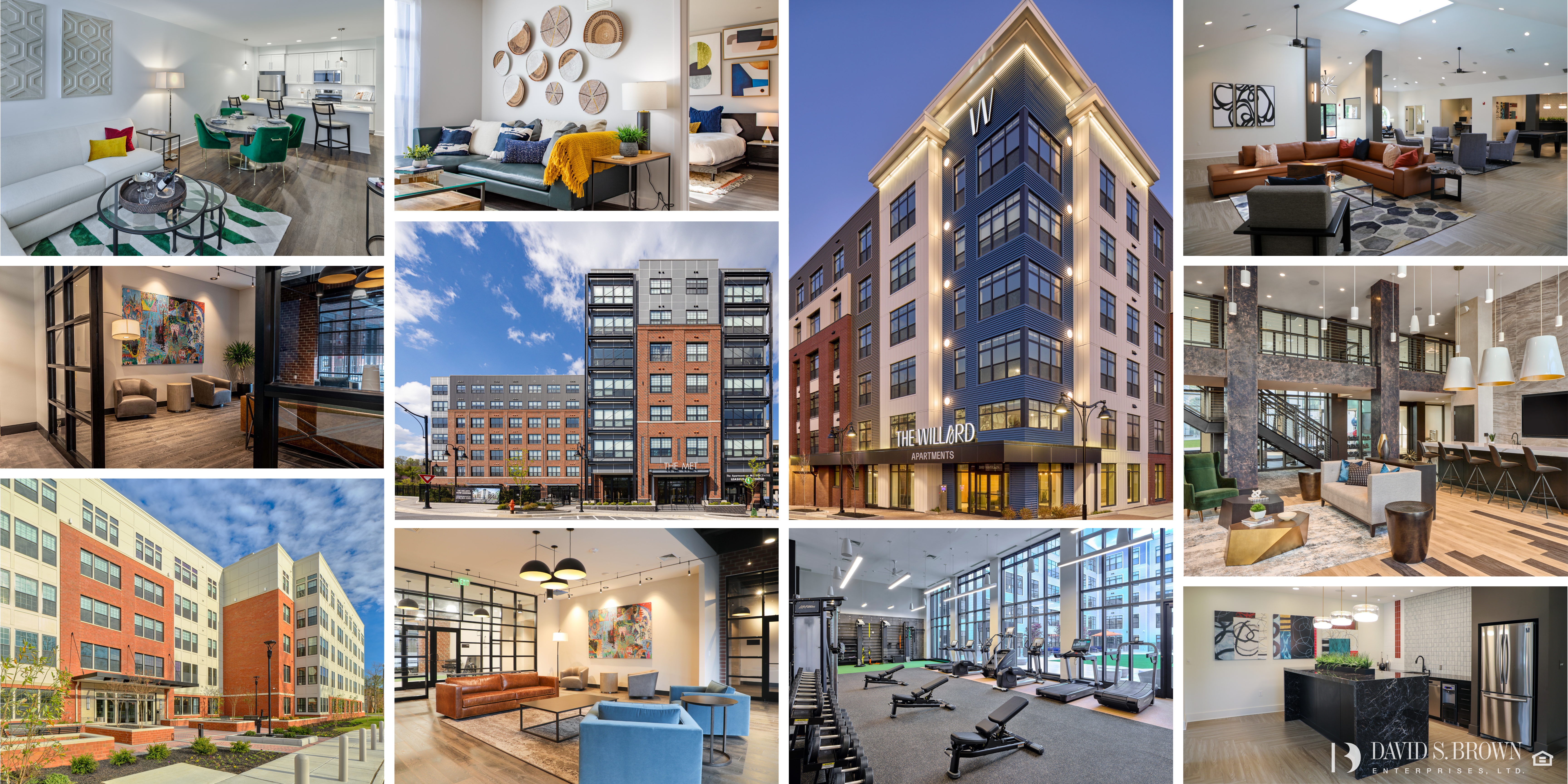 Residential Collage of Apartment Communities