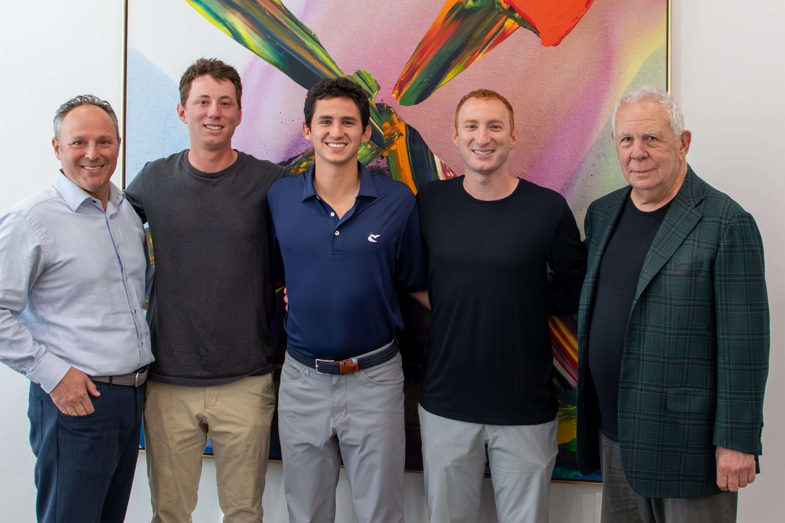 David S. Brown Enterprises Family Photo_MattSchoenfeld, Aaron Adler, Noah Adler, David Adler, Howard Brown